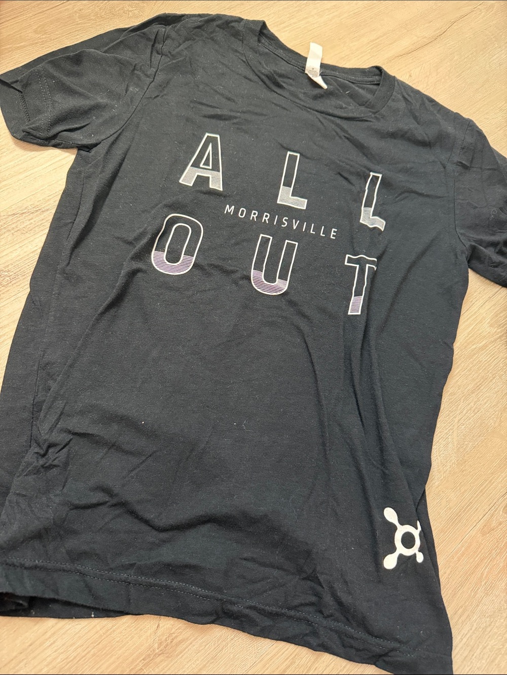 All Out Black Graphic Tee
